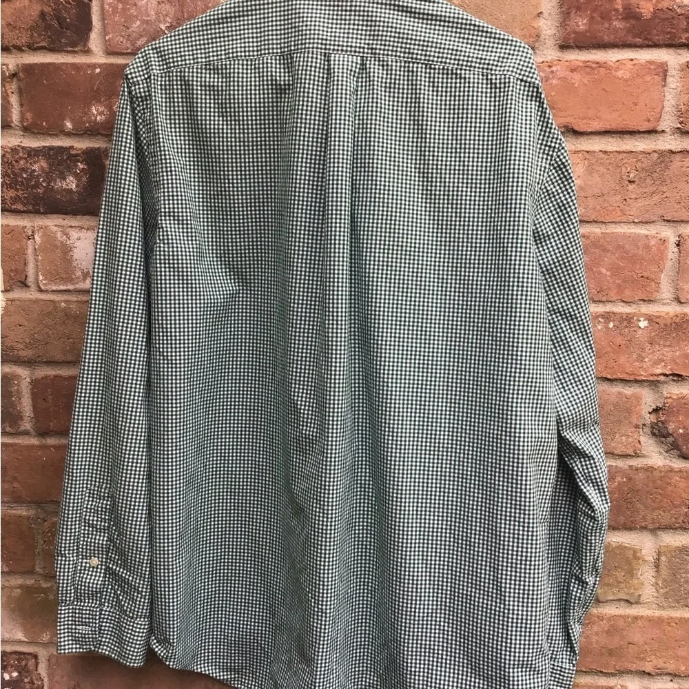 Polo by Ralph Lauren Green Checkered Men's Shirt